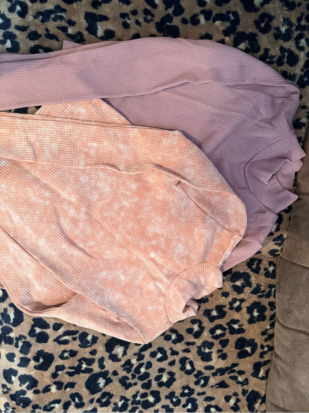 Aeropostale Long Sleeve Tops in Mauve and Peach